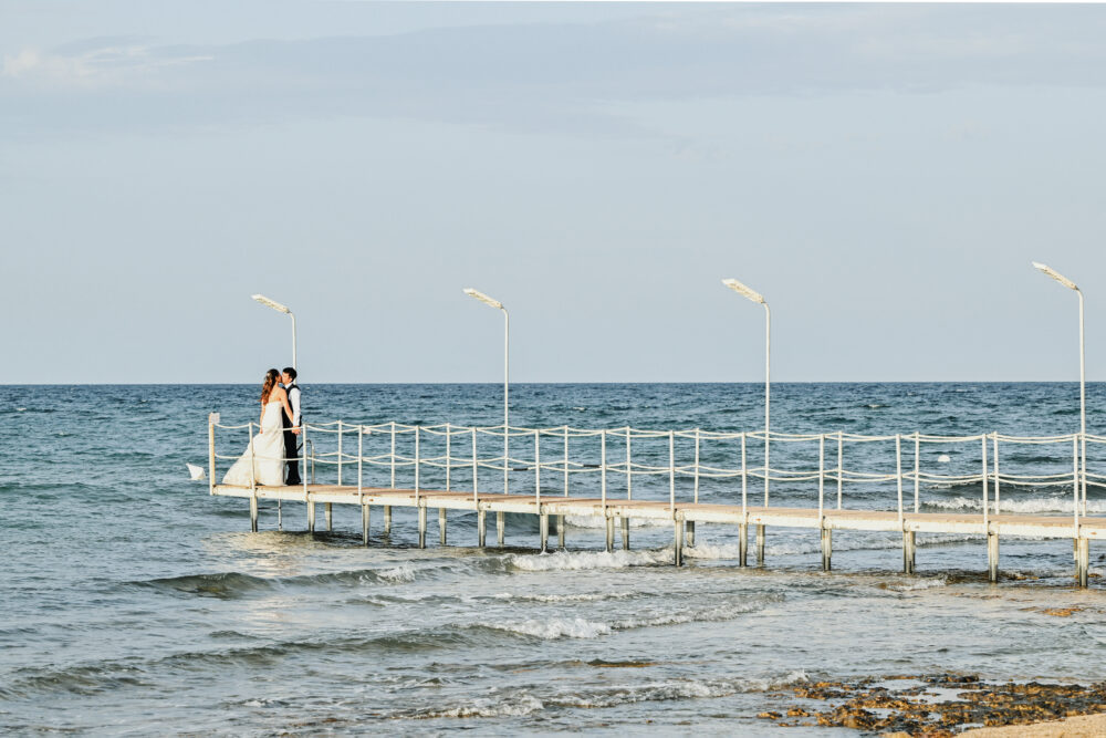 Wedding photographer Puglia sposi sulla spiaggia
